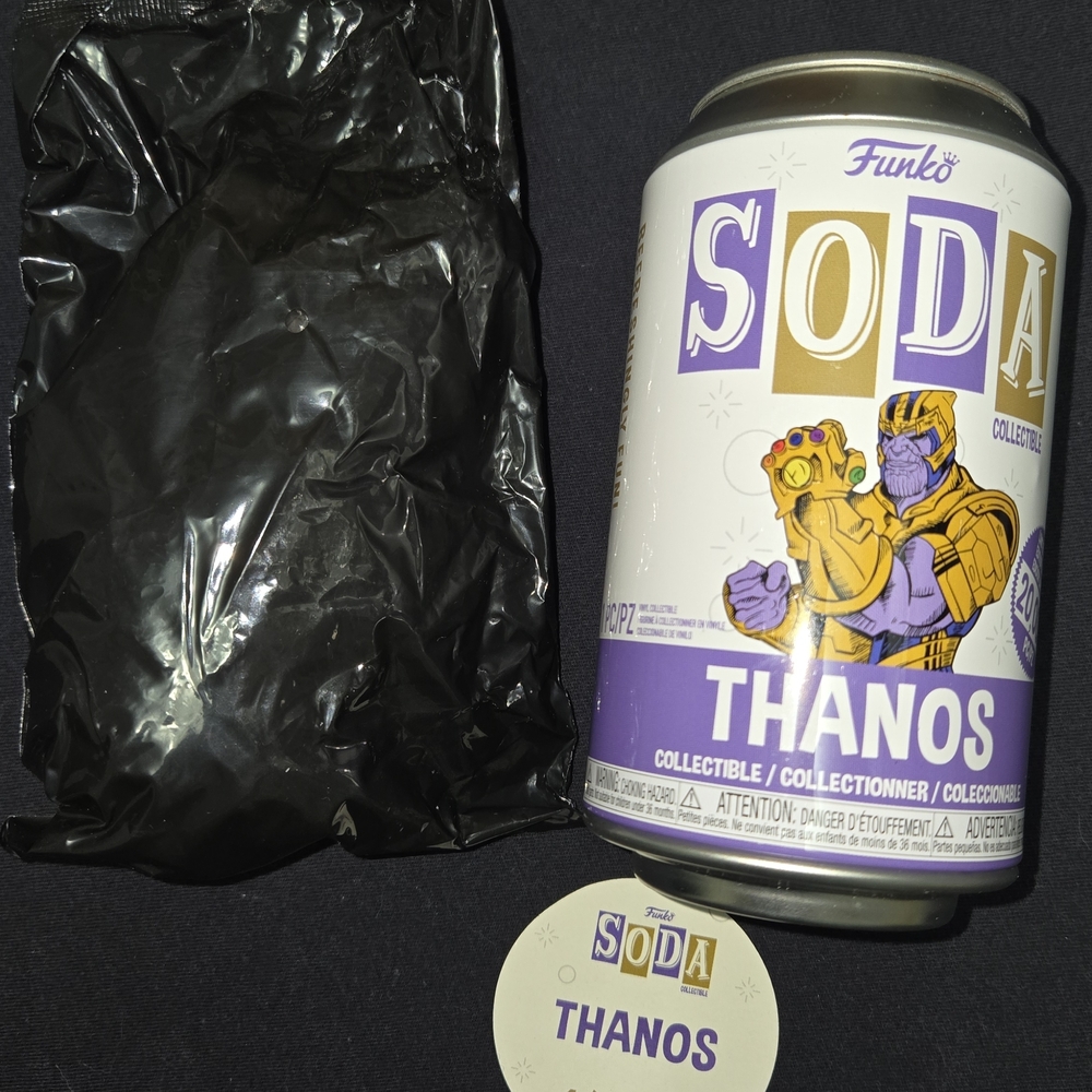 Funko SODA Thanos Collectible Can - Purple, White & Gold